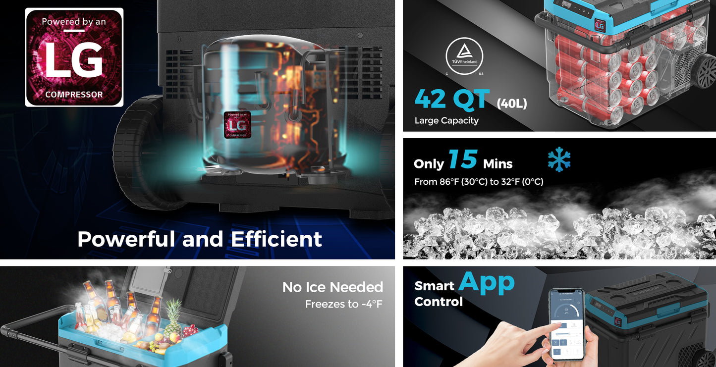 Renogy 42 Quart (40L) Portable Refrigerator