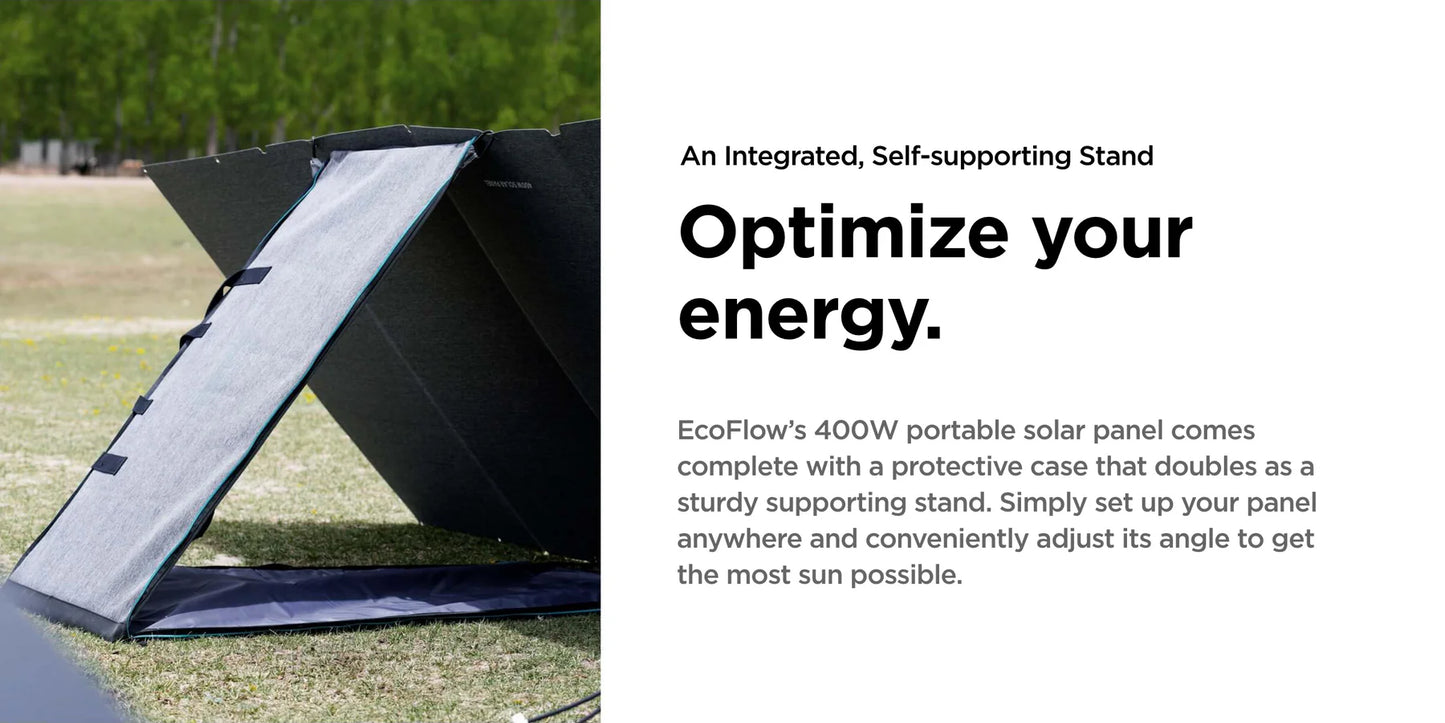 EcoFlow 400W Portable Solar Panel