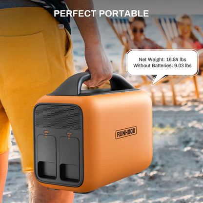 RALLYE 600 PRO | 1296Wh, 600W | Portable Power Station | 100W Solar panel